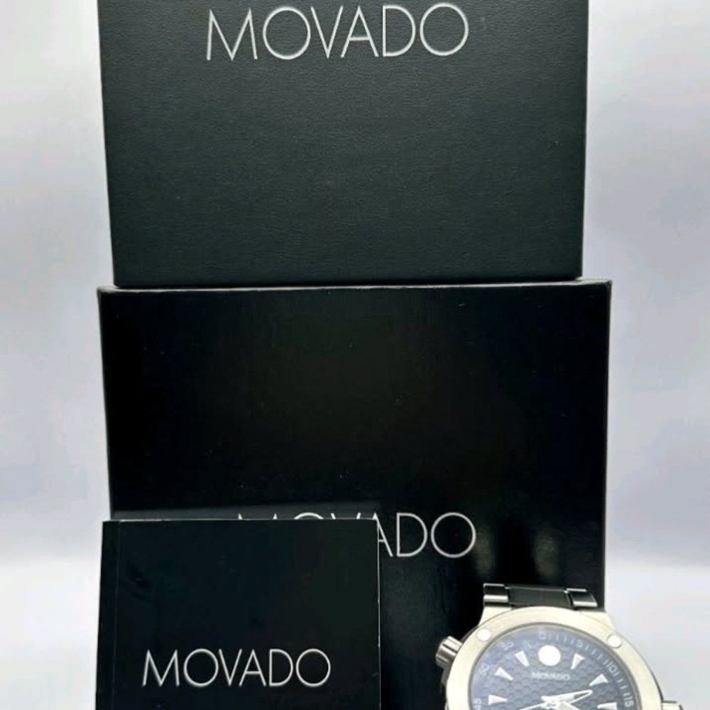 Movado Black Stainless Steel Watch - Picture 13 of 13